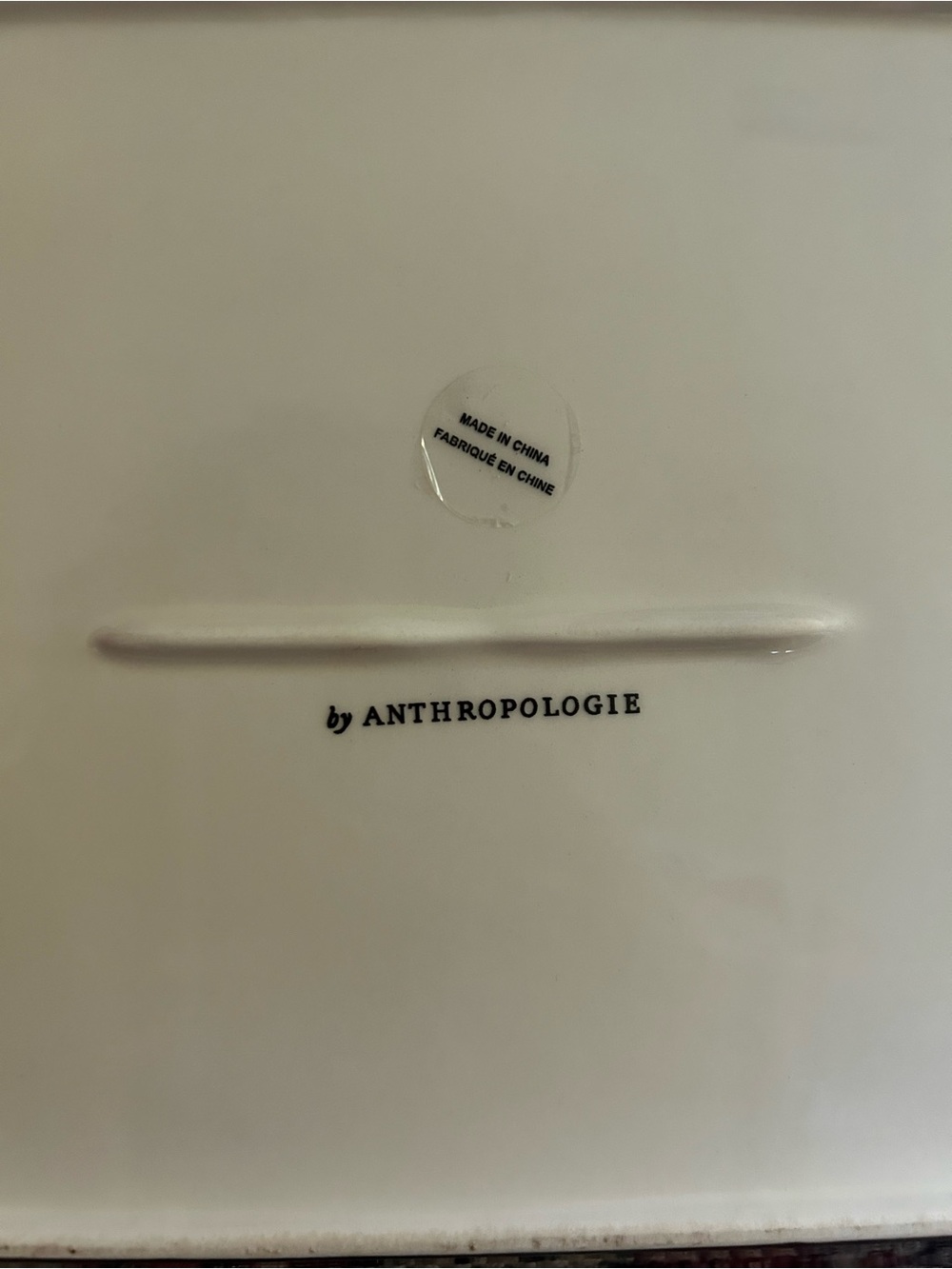 Anthropologie Bistro Tile Joie de Vivre Tray Black White and Gold - Picture 5 of 10